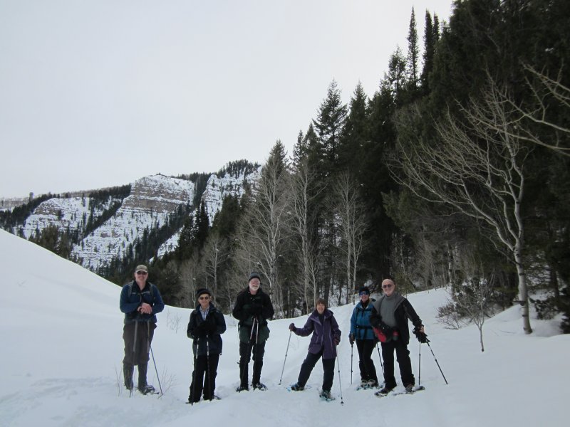 Blind Hollow snowshoers
