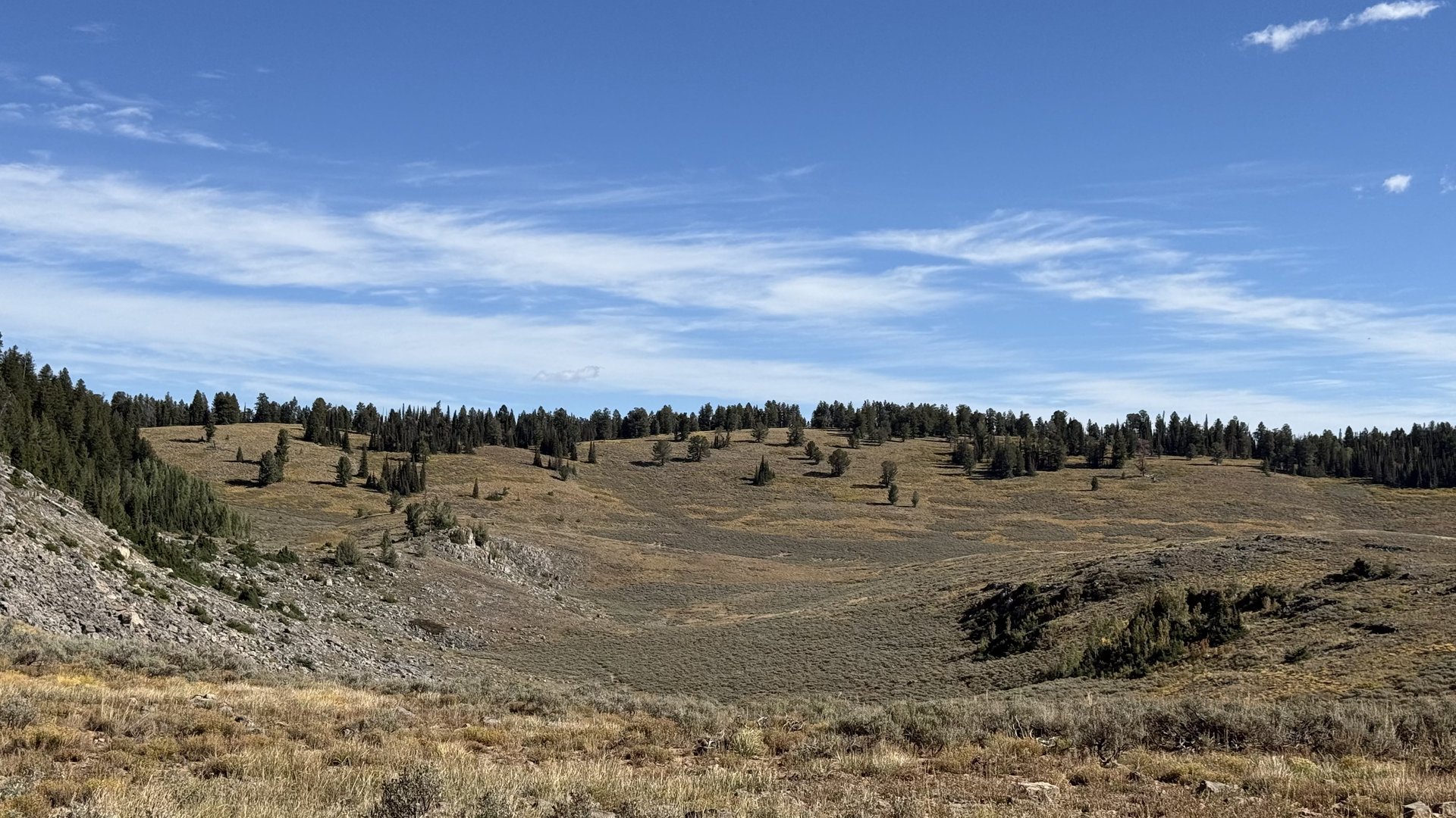 The Saddle View of the
                        North lobe of Peter Sinks