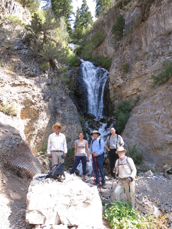 HIkers at the spring