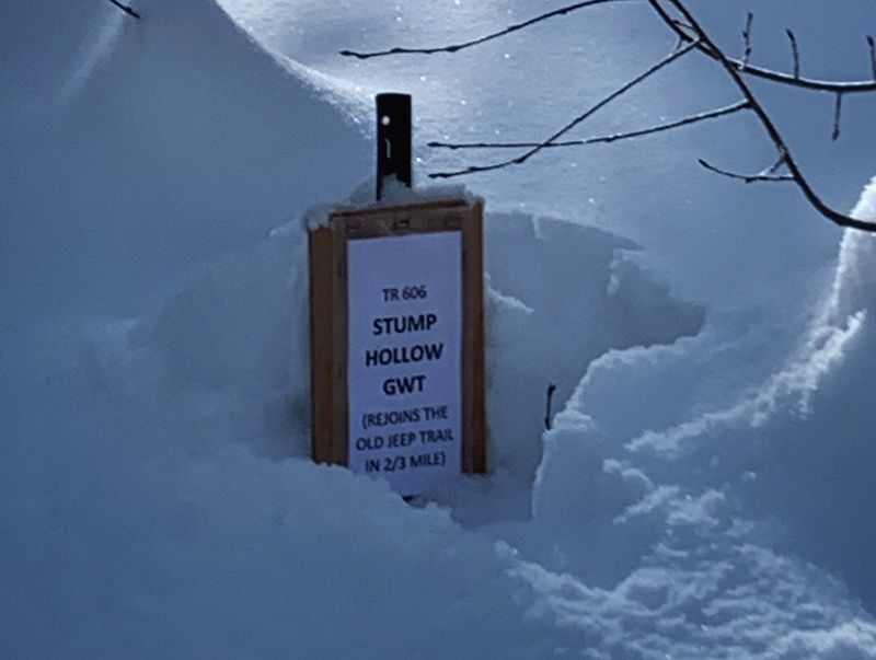Trail sign